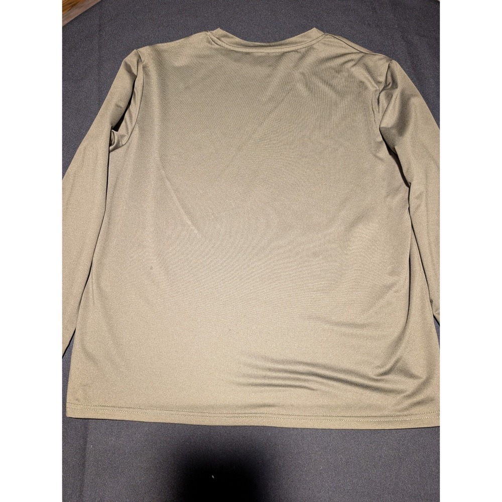 Ask Me About My ADHD Squirrel Graphic Long Sleeve Tee Olive Green Mens Large - Picture 3 of 6